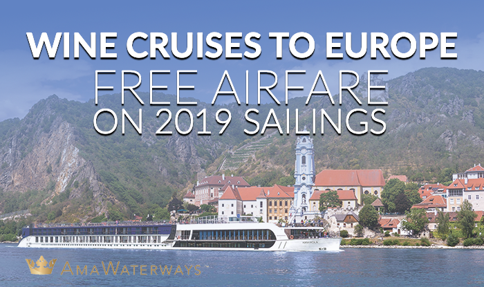 AmaWaterways Wine Cruise Experience + Fly Free to Europe