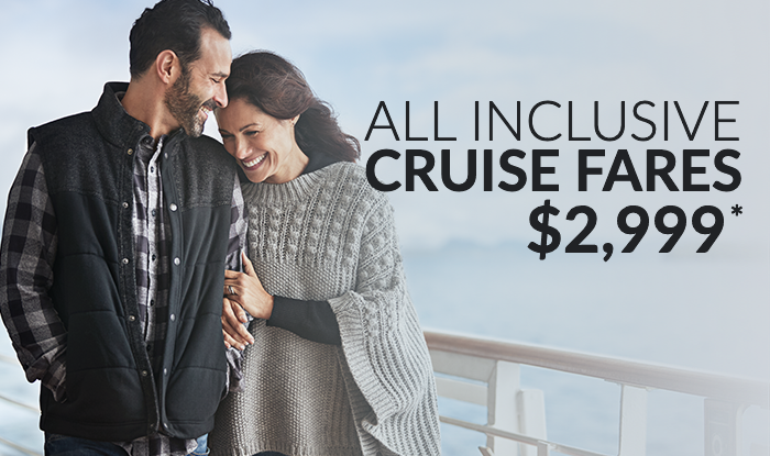 Fares Increase Jan 1- Book Now Your Cruise for the Best Value