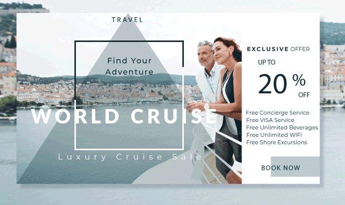 World Cruise Sale! Enjoy a Once In a Lifetime Experience