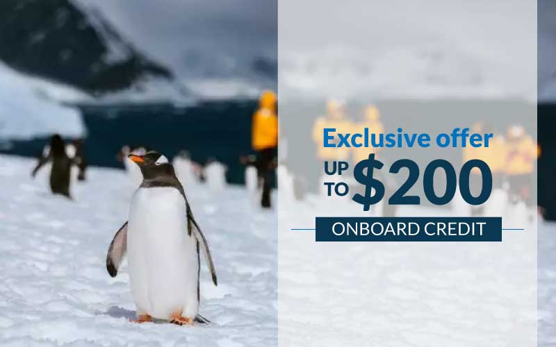 Exclusive offer: Up to $200 onboard credit with Quark Expeditions