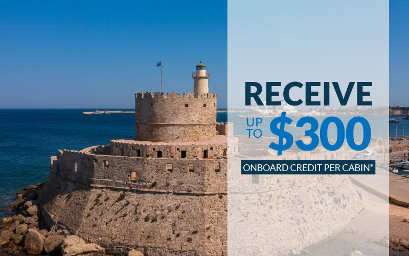 Exclusive Private Savings - Receive an additional up to $300 onboard credit with Seabourn