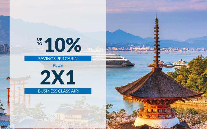 Up to 10% Savings per cabin plus 2 for 1 Business Class Air with Scenic