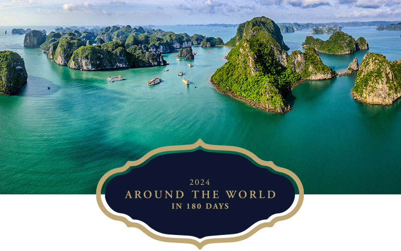 2024 Around the World in 180 Days with Oceania Cruises