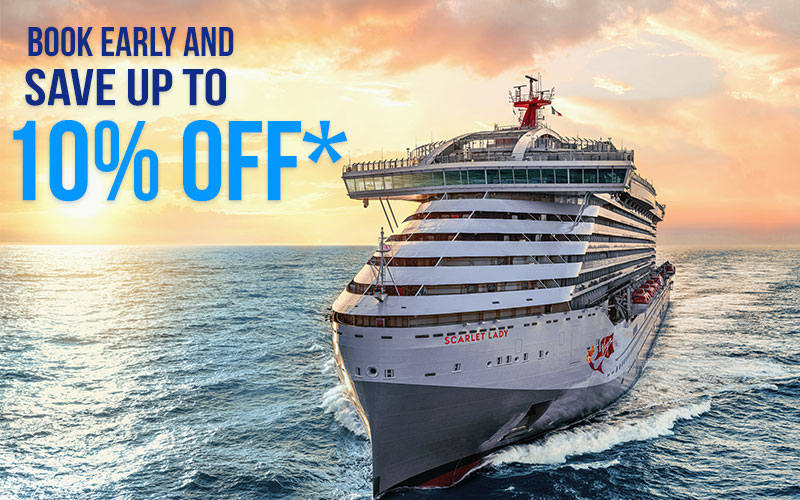 Book early and Save up to 10% off* with Virgin