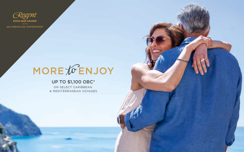 More to Enjoy - Book now to get our exclusive up to $1,100 Shipboard Credit
