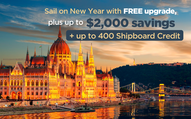 Celebrate luxury Holidays with up to $2,000 + FREE upgrade + up to $400 Shipboard Credit
