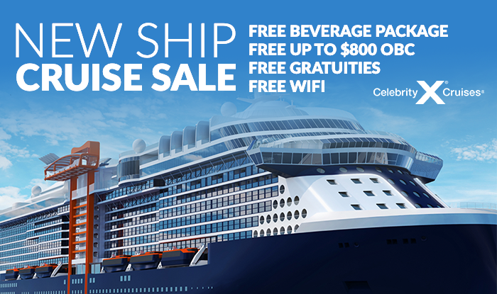 Celebrity Cruises Gift of Travel Cruise Sale.