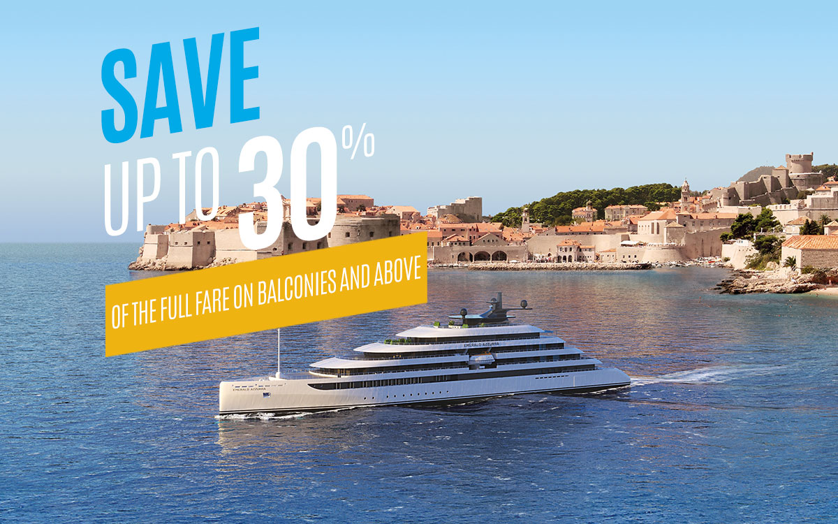 For a limited time, Save Up to 30% of the full fare on Balconies and above