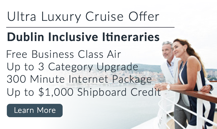 Free Business Class Air to Dublin When You Book Seabourn