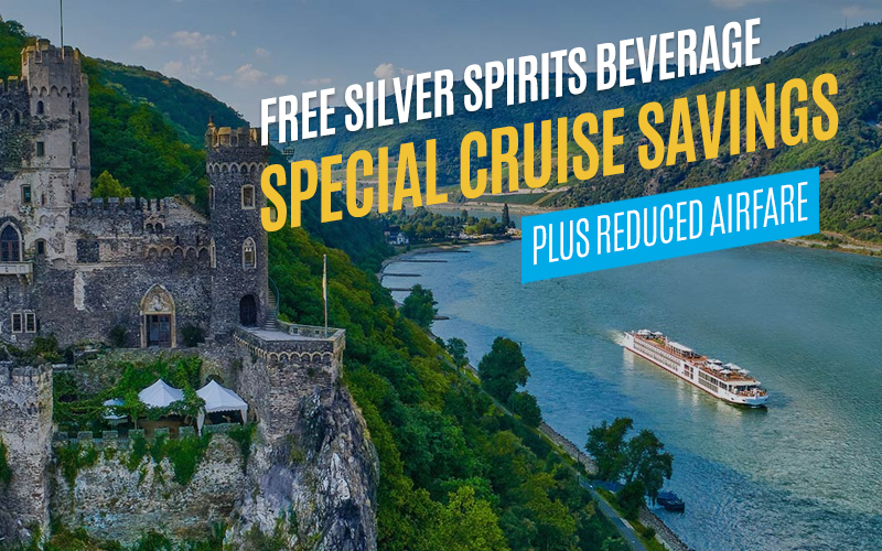 FREE Silver Spirits Beverage Package, Special Cruise Savings, plus Reduced Airfare