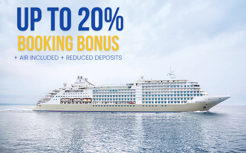 Get Up to 20% Early Booking Bonus, Reduced Deposits plus Air Included*