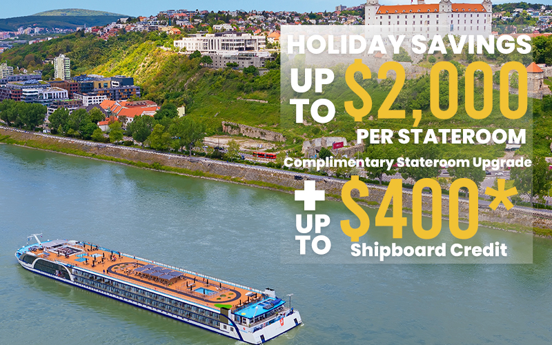 Limited time offer, Save up to $2,000 per stateroom, Complimentary Stateroom Upgrade plus Up to $400* Shipboard Credit