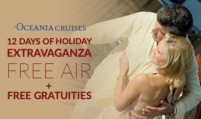 Oceania Cruises Holiday Extravaganza Cruise Sale