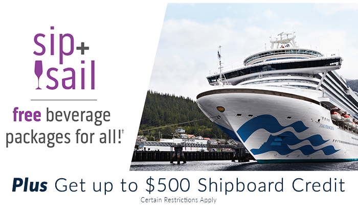 Princess Cruises - Sip and Sail Cruise Offer