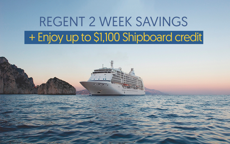 Receive 2-week Exclusive Savings + up to $1,100 Shipboard credit
