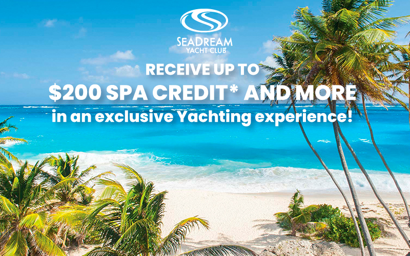 Receive up to $200 Spa Credit* and more in an exclusive Yachting experience!