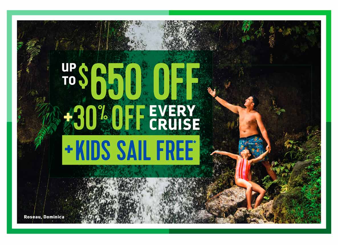 Receive up to $650 Off, 30% Off Every Guest, plus Kids Sails Free with Royal Caribbean