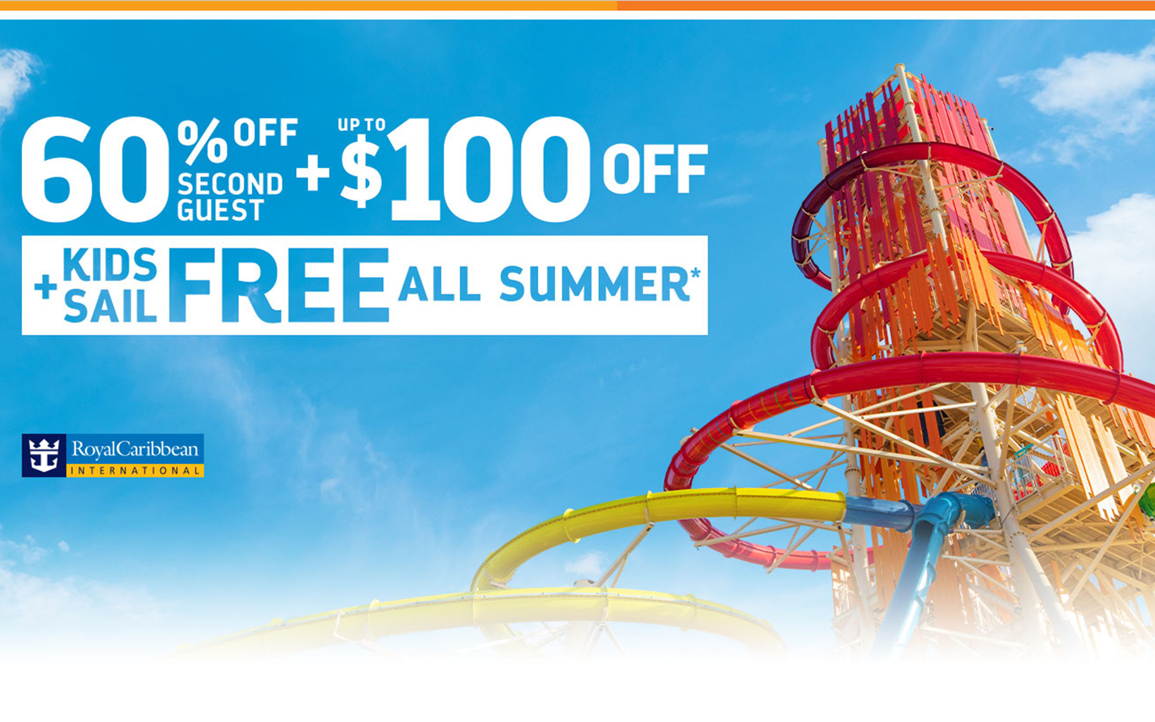 Royal Caribbean - 60% OFF Second Guest + Kids Sail Free + Up to $100 OFF