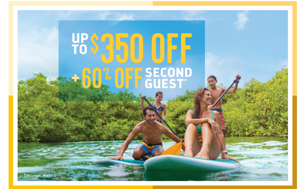 Royal Caribbean - up to $350 instantly