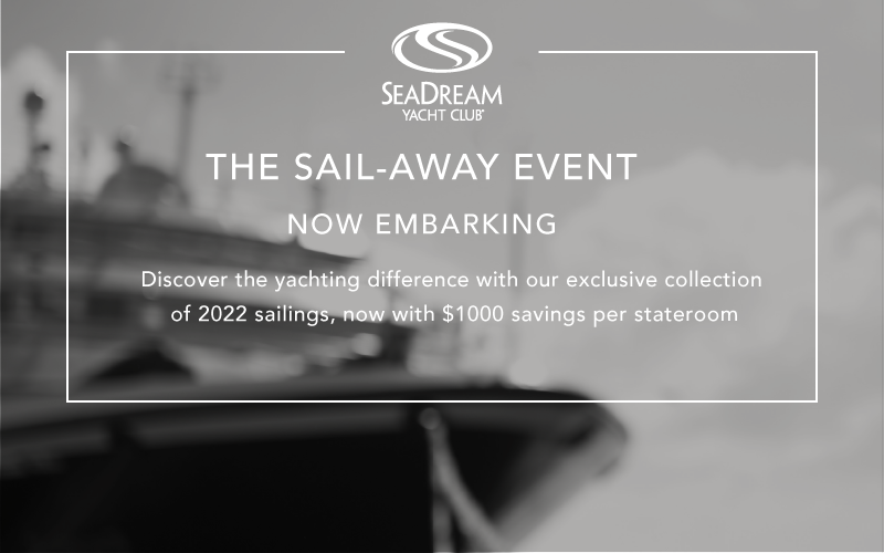 Sail-Away on Cyber Week and enjoy up to $1,000 in savings + up to $200 Spa credit with SeaDream