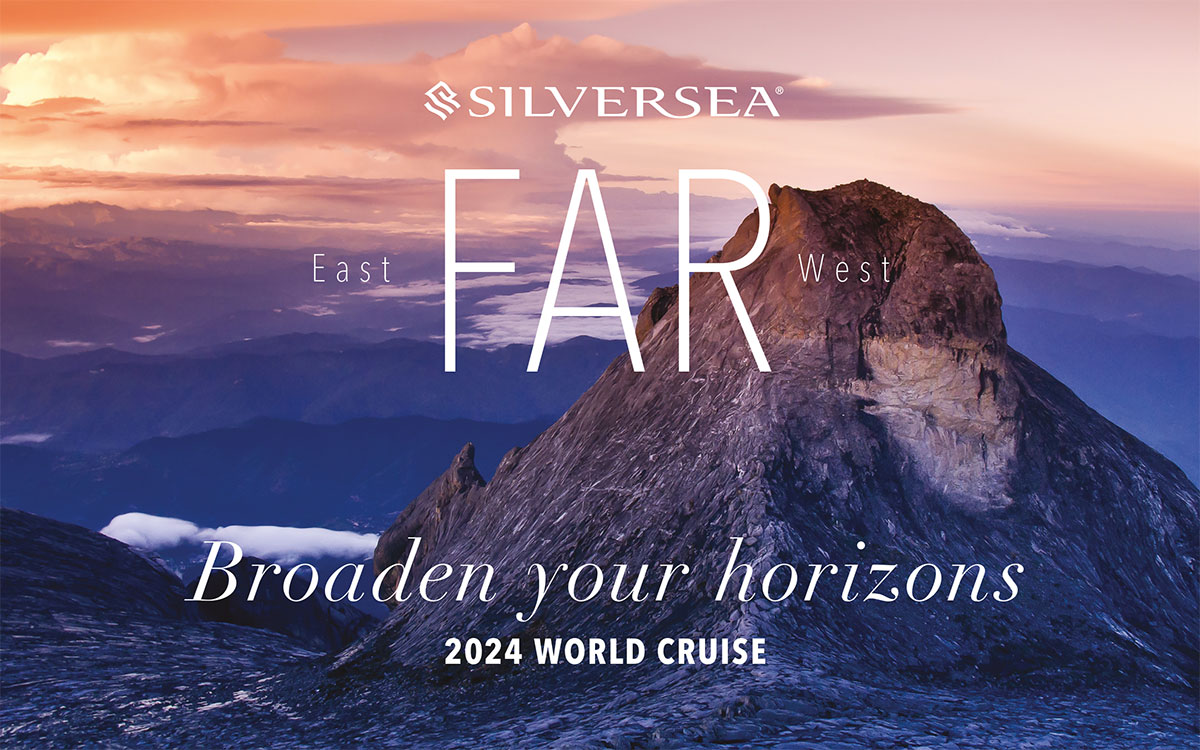 Luxury Cruise Connections Silversea 2024 World Cruise East FAR West