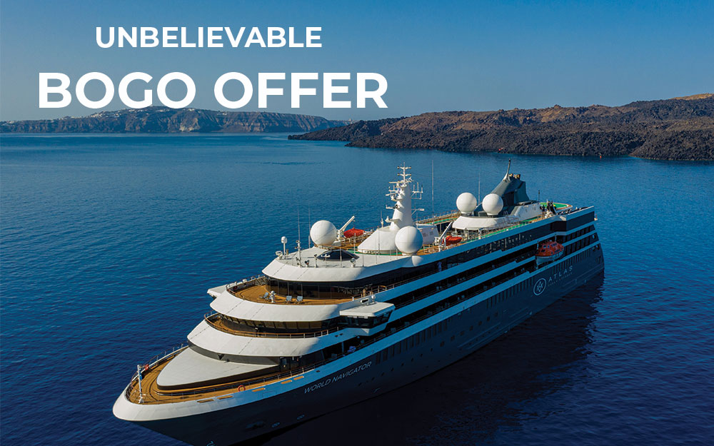 Unbelievable BOGO offer - Limited Space and quantity on the Mediterranean with Atlas Voyages