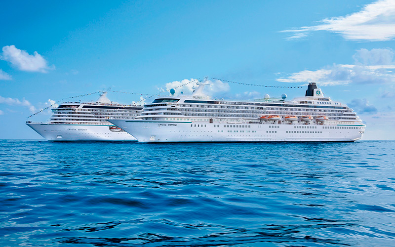 Up to $1,000 Air Credit on 2023 Voyages with Crystal Cruises
