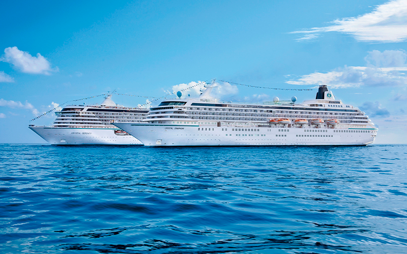 Up to $1,000 Air Credit with Crystal Cruises