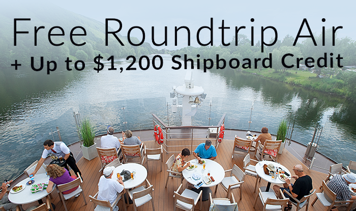 Viking River Cruises Sale - Free Roundtrip Air + Up to $1,200 Shipboard Credit